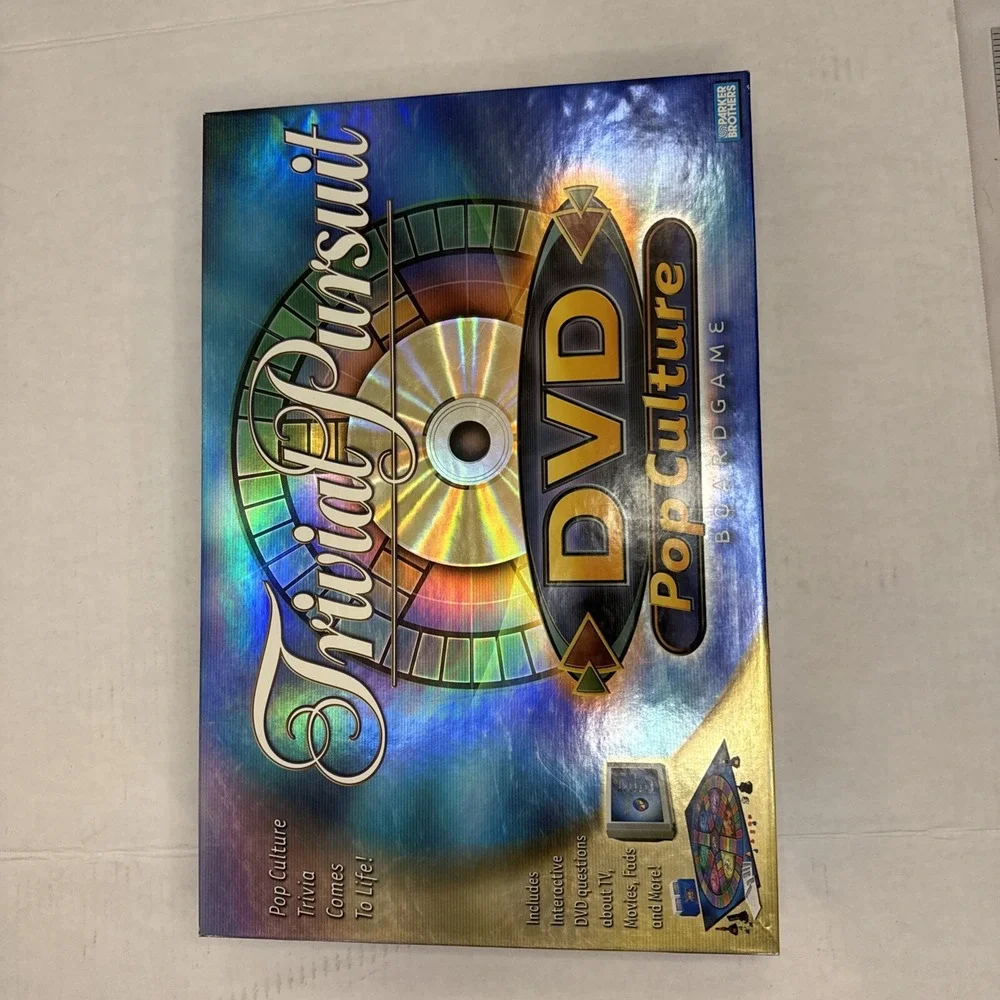 Trivia Pursuit 2003 DVD interactive board game Pop Culture 20‎ yrs on Family TV
